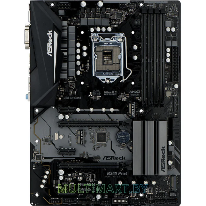 Материнская плата ASRock B360 PRO4